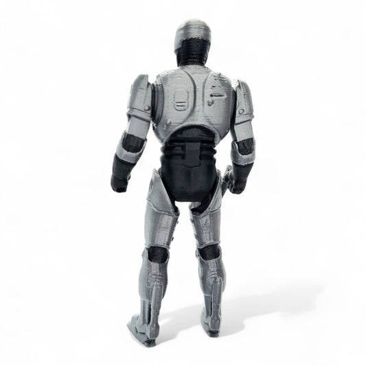 Back view of RoboCop figure showing armour detail and sculpt