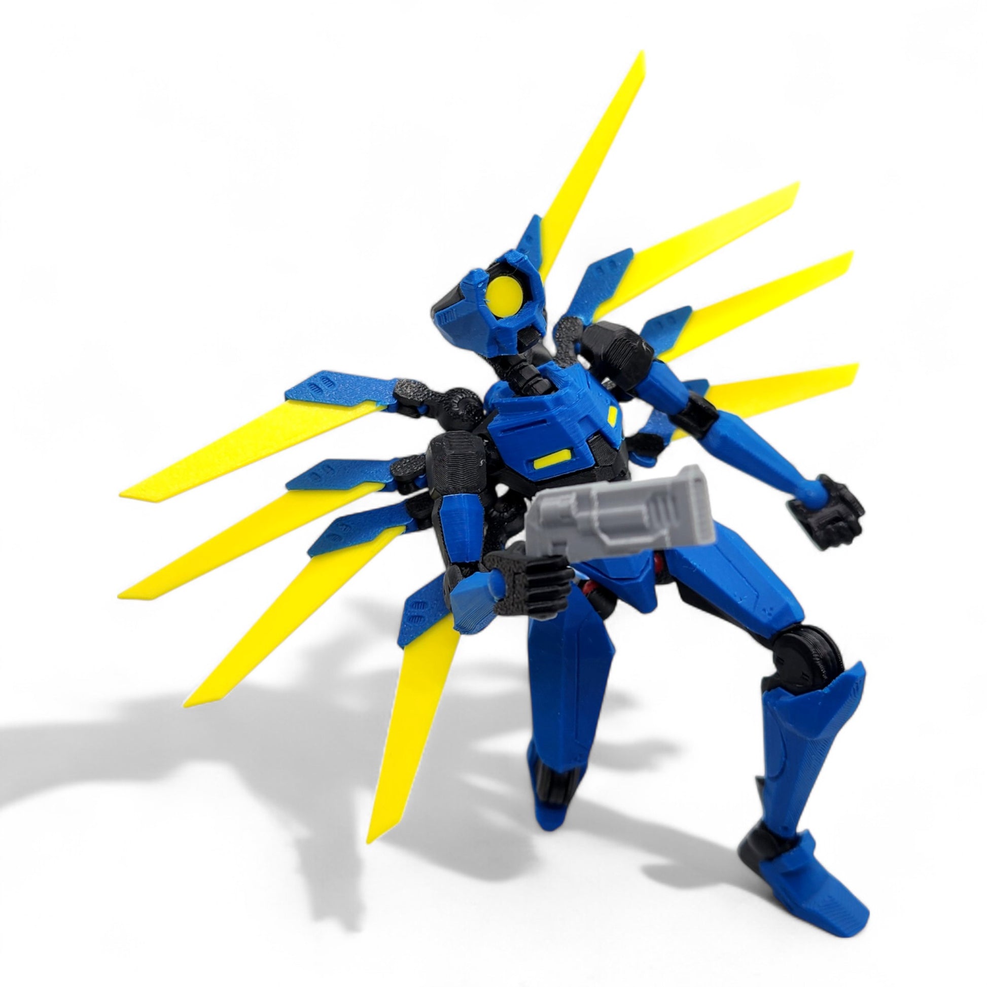 Close-up of V1 13 cm figure showing Dummy 13 compatible joints and accessories