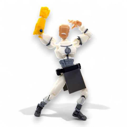 Conquest Dummy 13 variant action figure, front view showing detailed chest armour.