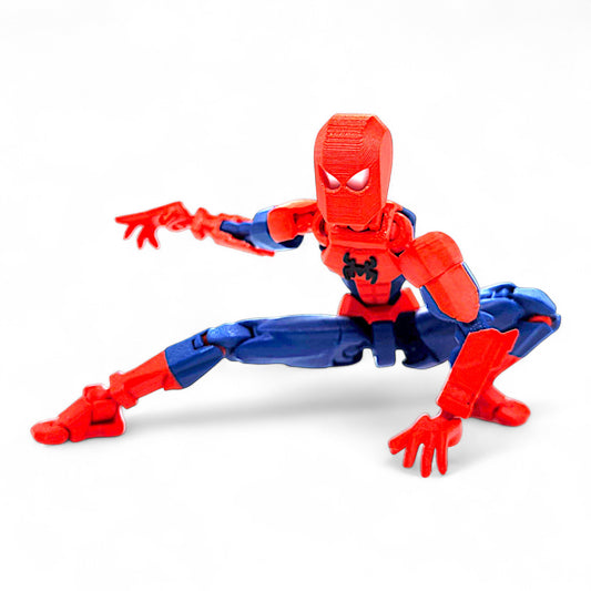 Spider-Man Dummy 13 action figure in crouch pose