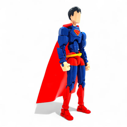 Superman Dummy 13 action figure standing heroically