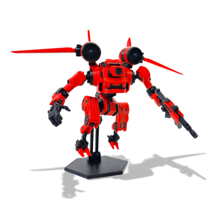 luck13toys m13 thor on stand with jet pack