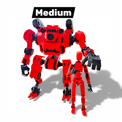 Medium sized m13 Thor compared to standard size dummy 13
