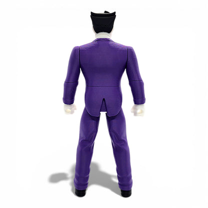Joker figure purple suit back view