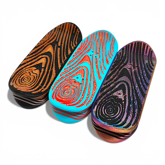 KickFlip Magnetic Fidget Deck – Wood Grain Edition