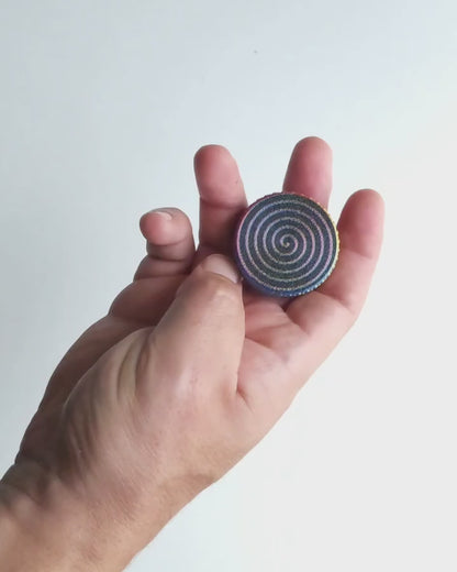 Flipster Haptic Pop Coin – Magnetic Fidget Disc