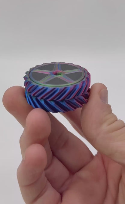 Flipster Haptic Pop Coin – Gear/Wheel Spinner