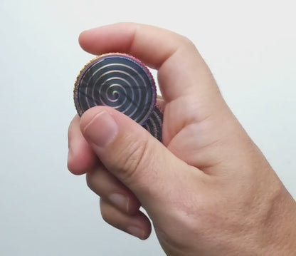 Flipster Haptic Pop Coin – Magnetic Fidget Disc
