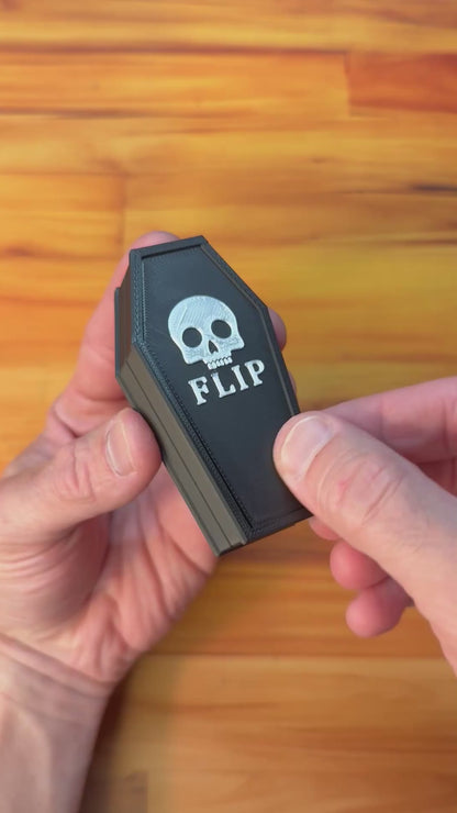 KickFlip Magnetic Fidget Coffin + Storage Crate